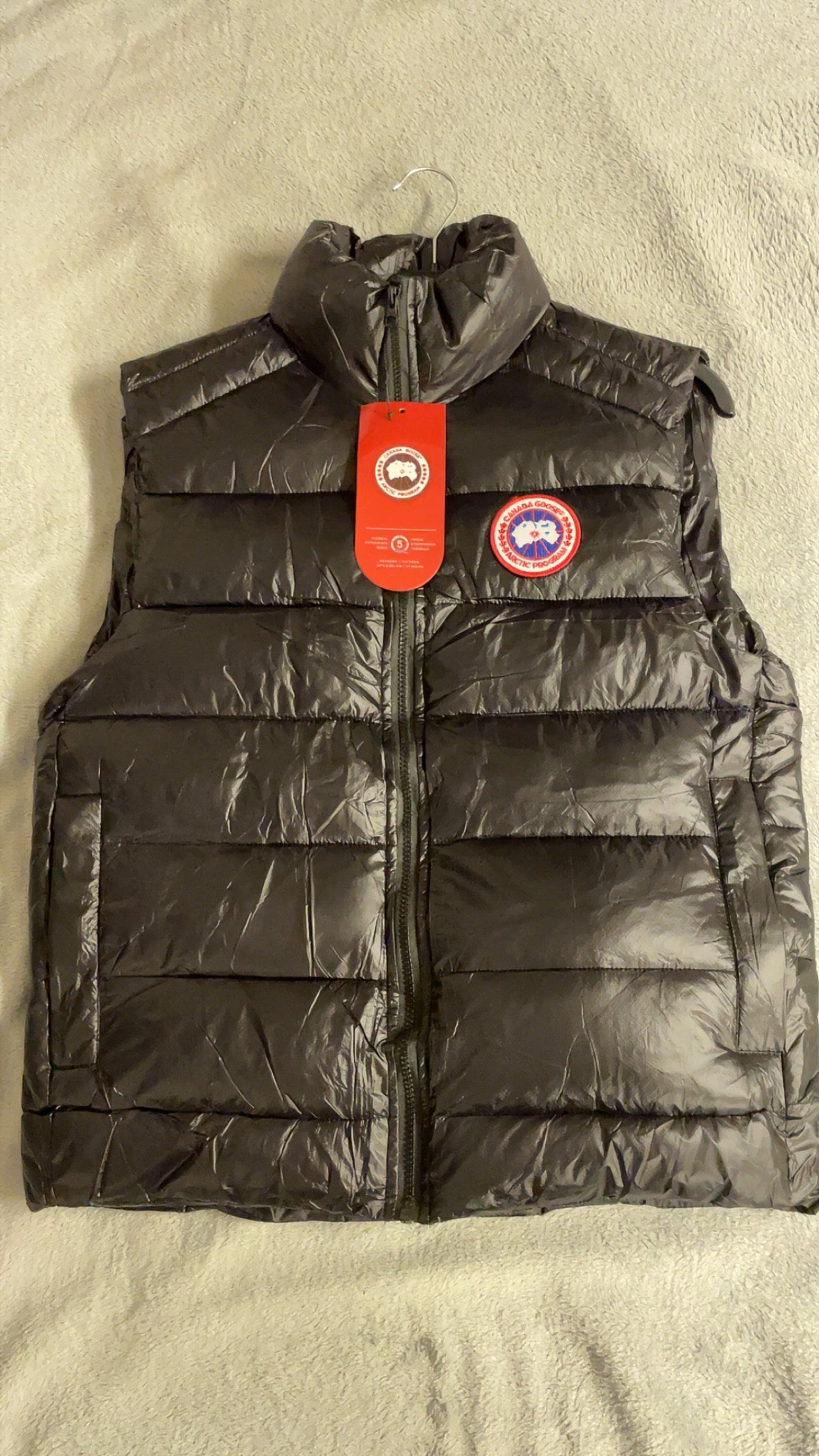 Black Canada Goose Vest