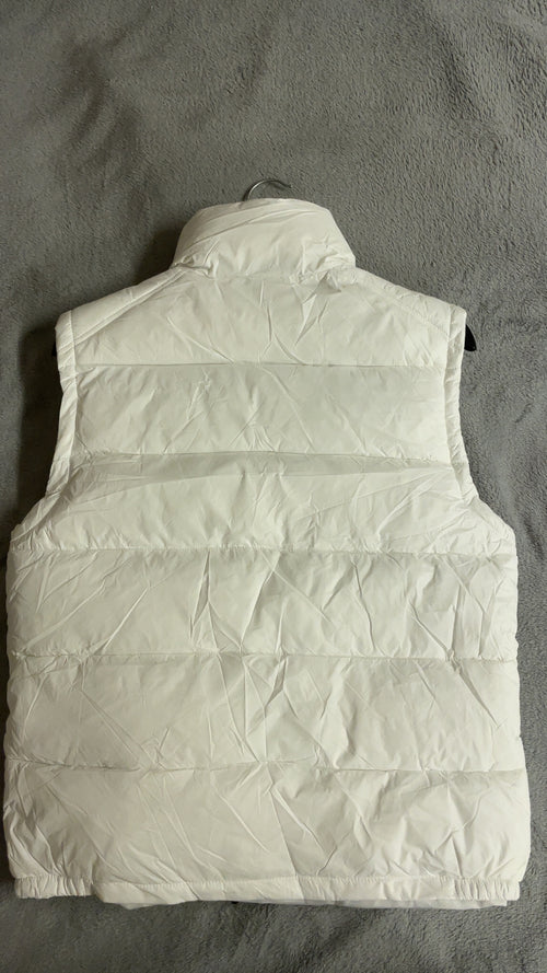White moncler vest